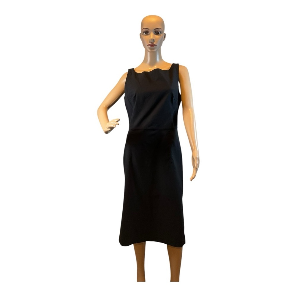 Express Stretch Women’s Dress Size 13/14 Black Sleeveless Back Zip